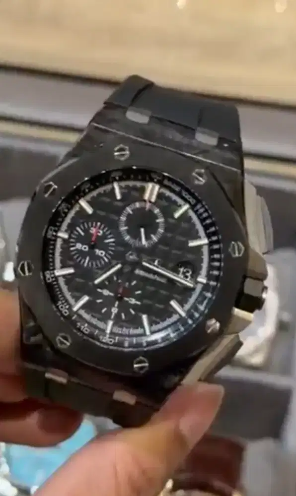 Jam novelty crono carbon seri jfv3 rubber