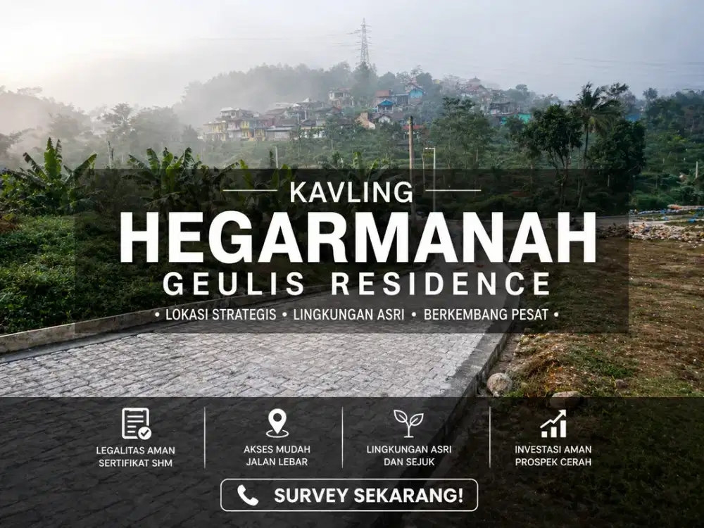 Kavling SHM Hegarmanah Jatinangor Siap Bangun Investasi Kos-kosan