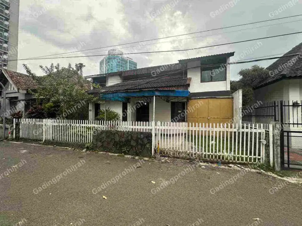 Jual rumah lokasi prime, lokasi emas, pusat kota bandung, Braga