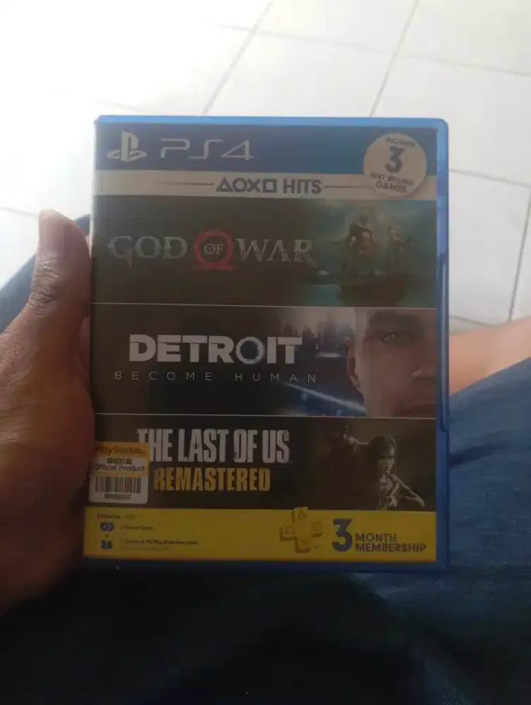 Kaset PS4 2 detroil become human & God of war