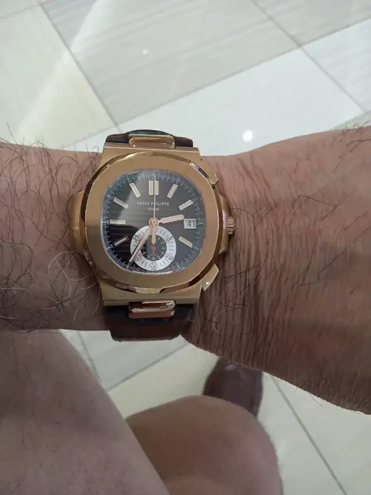 Jam tangan pp 5980 rose gold seri bpf  crono activ