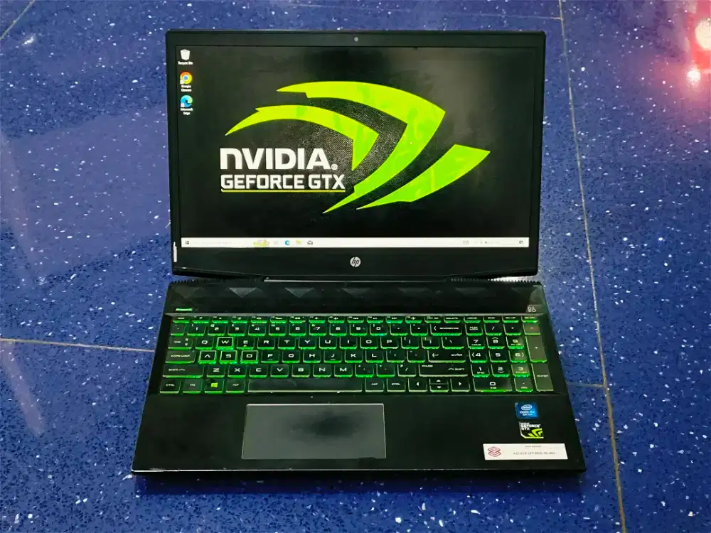 Laptop gaming hp pavilion 15 Intel core i5 gen 8 nvidia gtx 1050ti