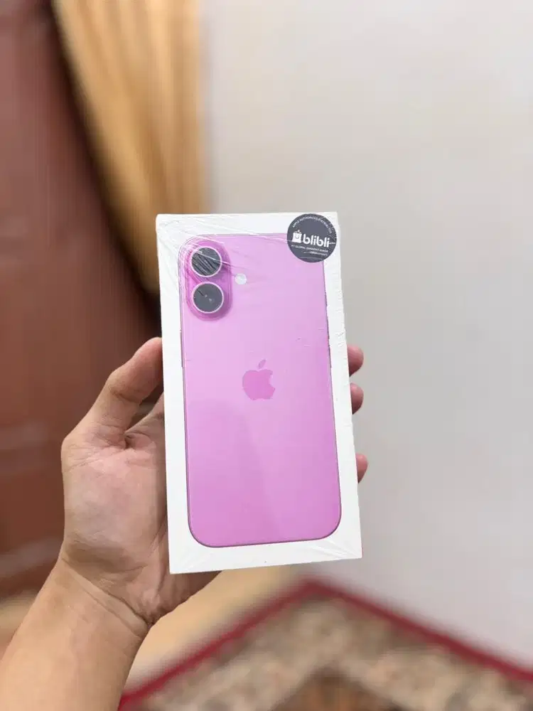 Iphone 16 pink 128gb Baru segel
