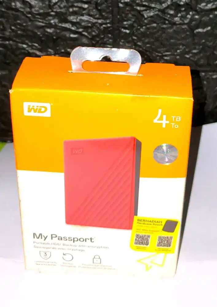 HDD EXTERNAL WD 4TB NEW.