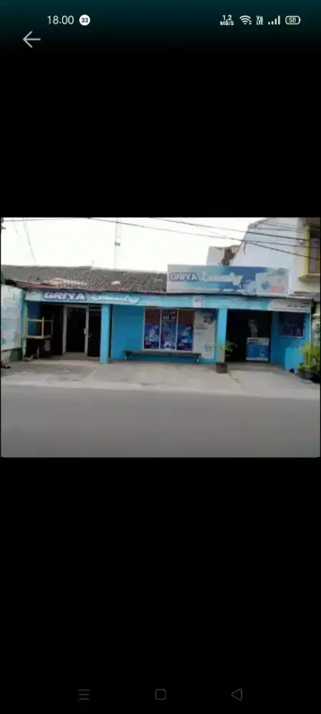 Di Sewakan Rumah / Cocok Buat Usaha Lahan Parkir Ada. Jalan Utama