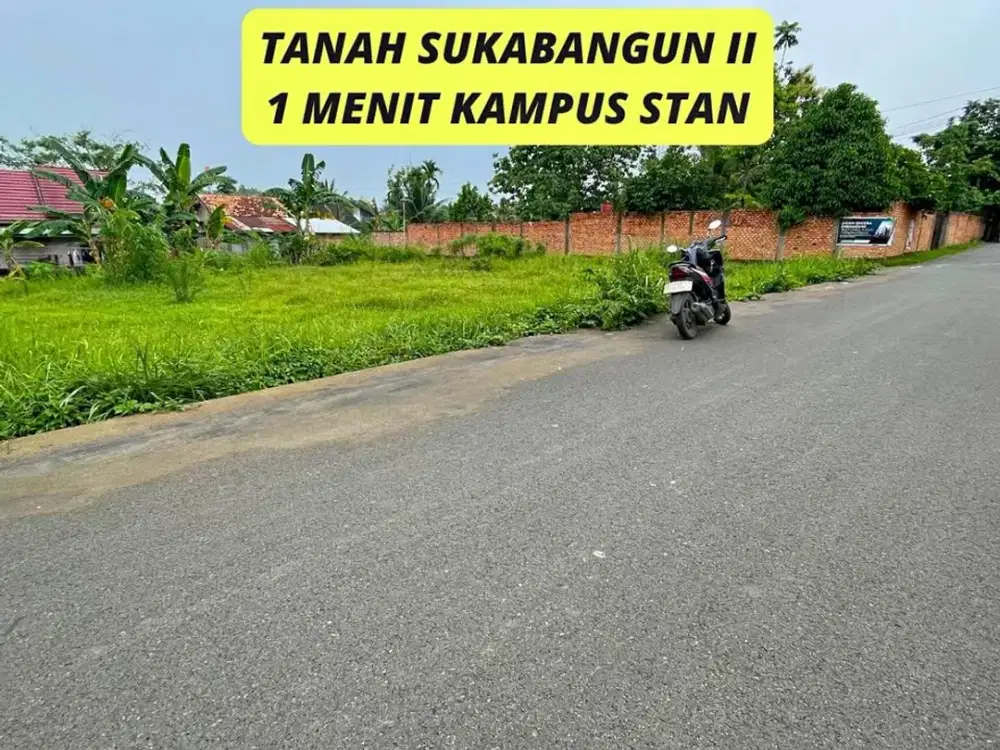 dijual tanah bebas banjir area sukarami jl sukabangun 2 palembang