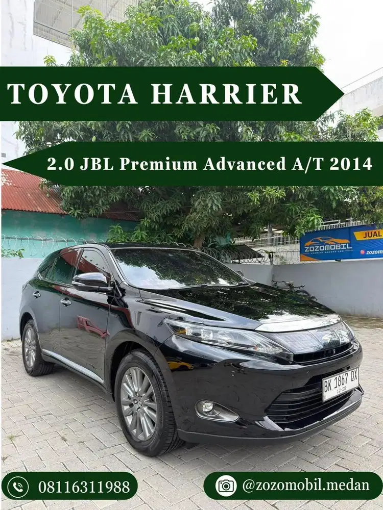 Toyota Harrier 2.0 JBL Premium Advanced 2014