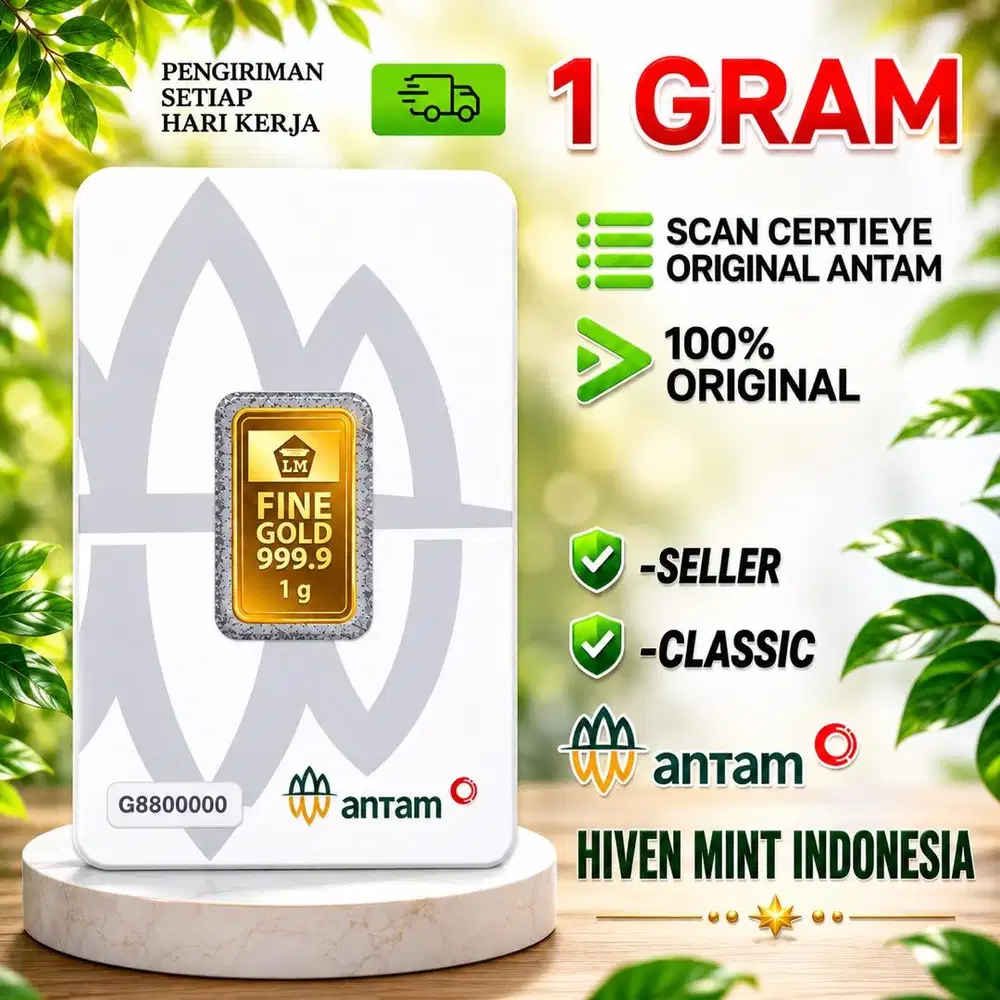 Emas Antam Per Gram Tahun 2026 per gram