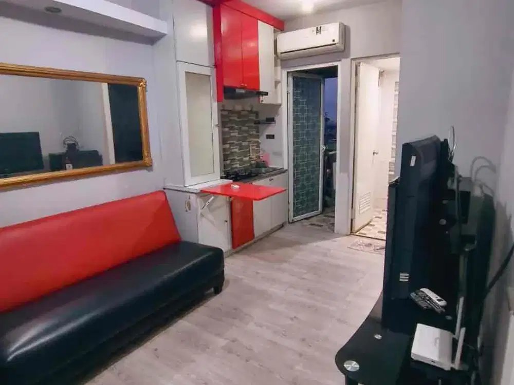 Apartemen green pramuka 2 bedroom furnish rapi bersih siap huni di jakarta pusat
