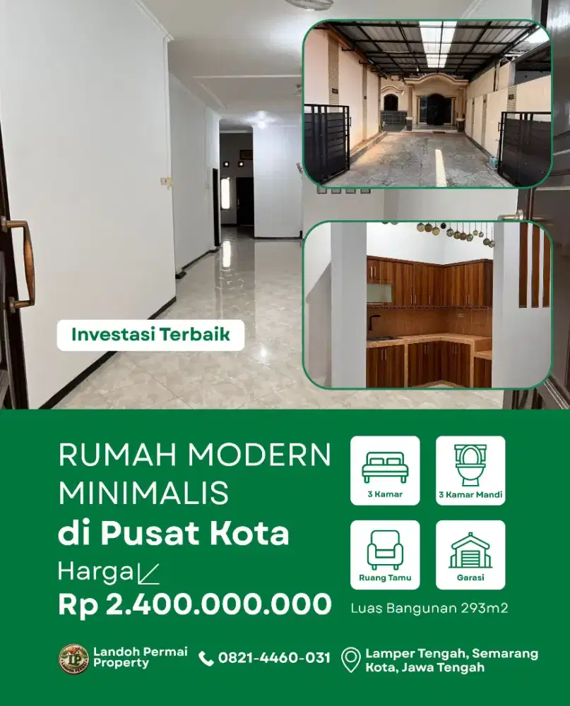 FOR SALE - RUMAH HUNIAN IMPIAN - LAMPER - KOTA SEMARANG - JAWA TENGAH