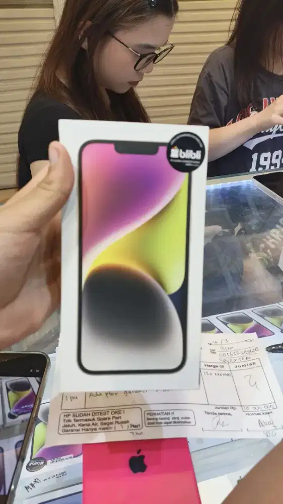 Apple Iphone 14 128gb bunga 0% Dp 0%