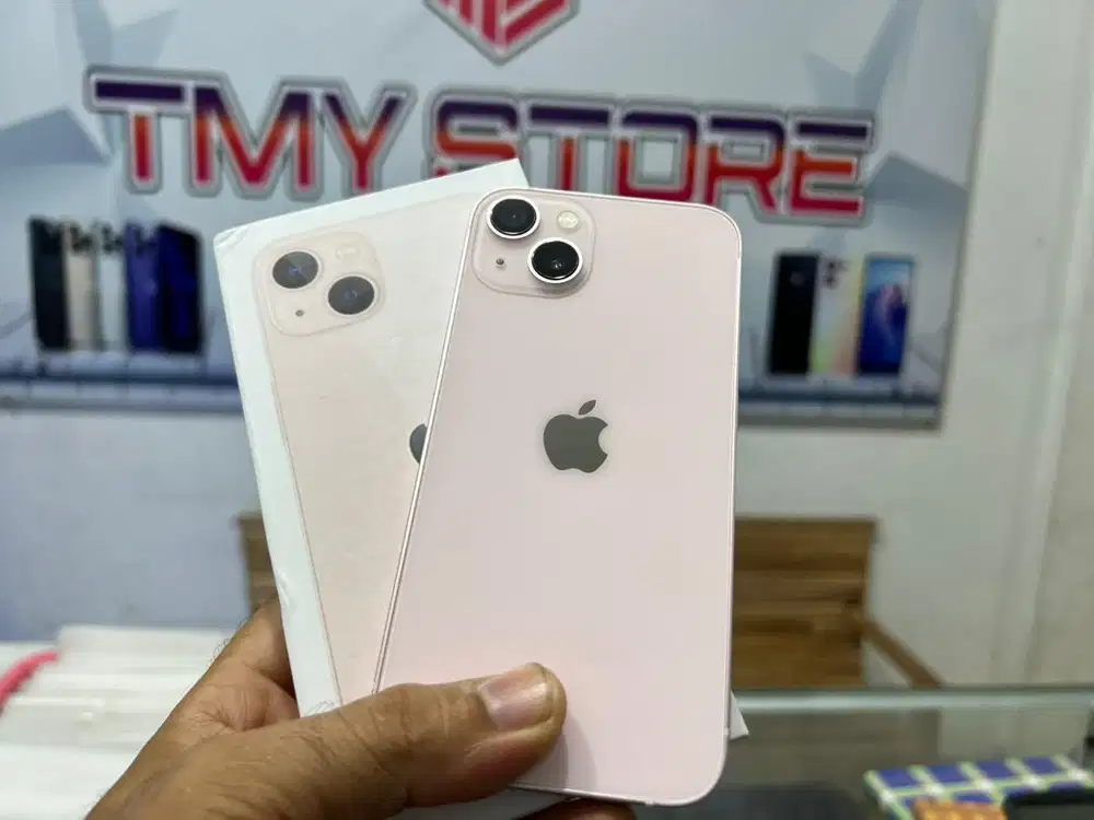 IPHONE 13 256GB PINK JARINGAN AL OPERATOR SUPER LIKE NEW BH 100%