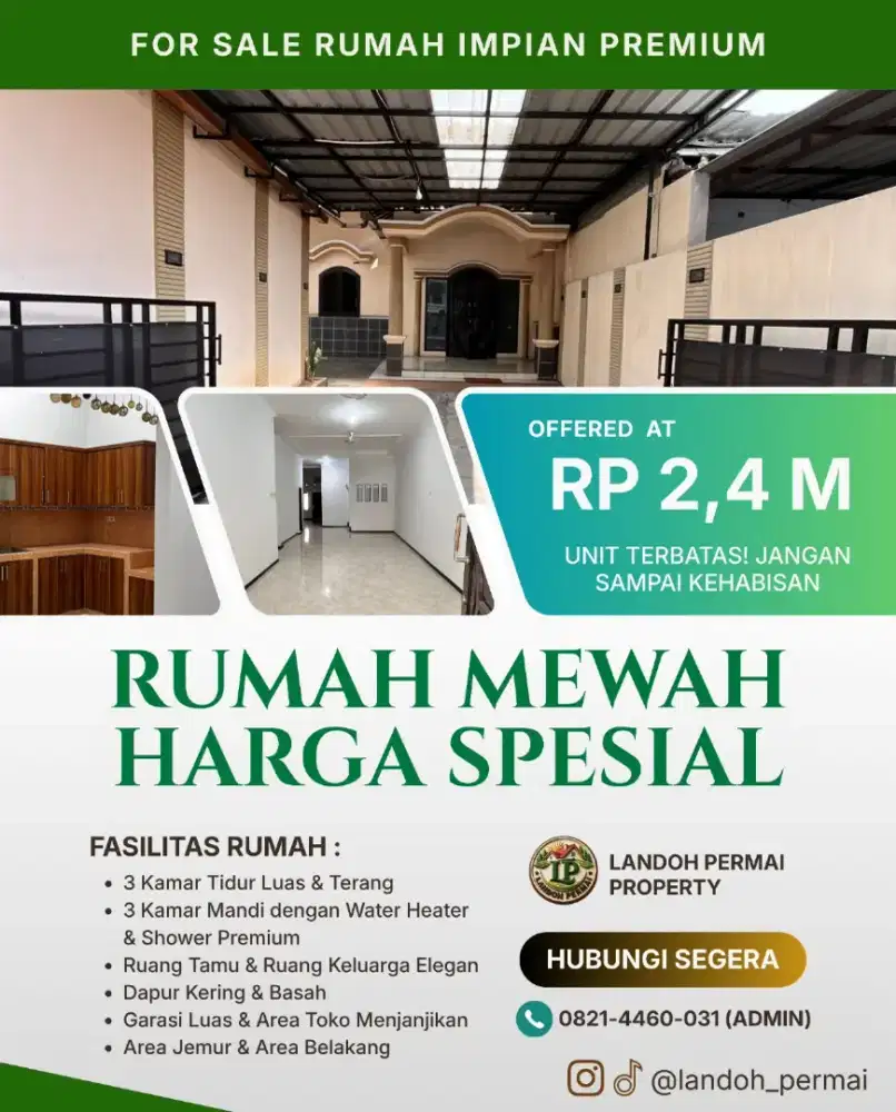 FOR SALE - RUMAH HUNIAN IMPIAN - LAMPER  - SEMARANG - JAWA TENGAH