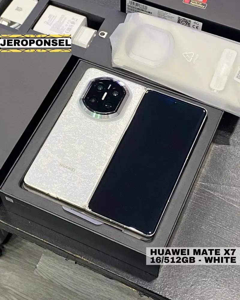 HUAWEI MATE X7 16/512GB BROCADE WHITE BNOB GARANSI AKTIF