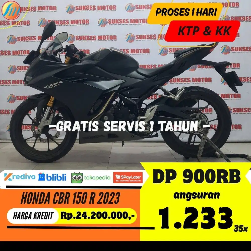 DP PROMO 900RIBU HONDA CBR 150 R 2023 ANGSURAN SANGAT TERJANGKAU