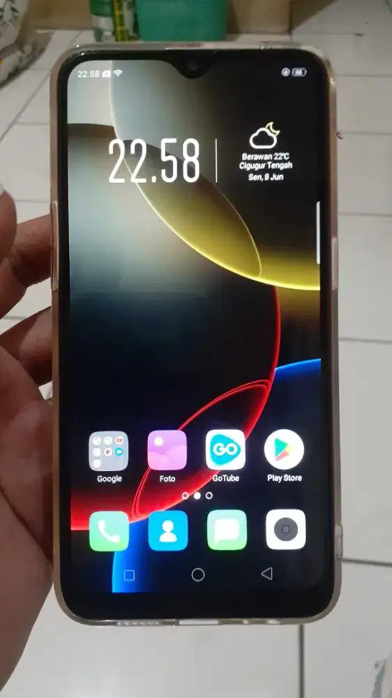 Oppo A5s 4G 3/32 layar 6.3 inchi mulus