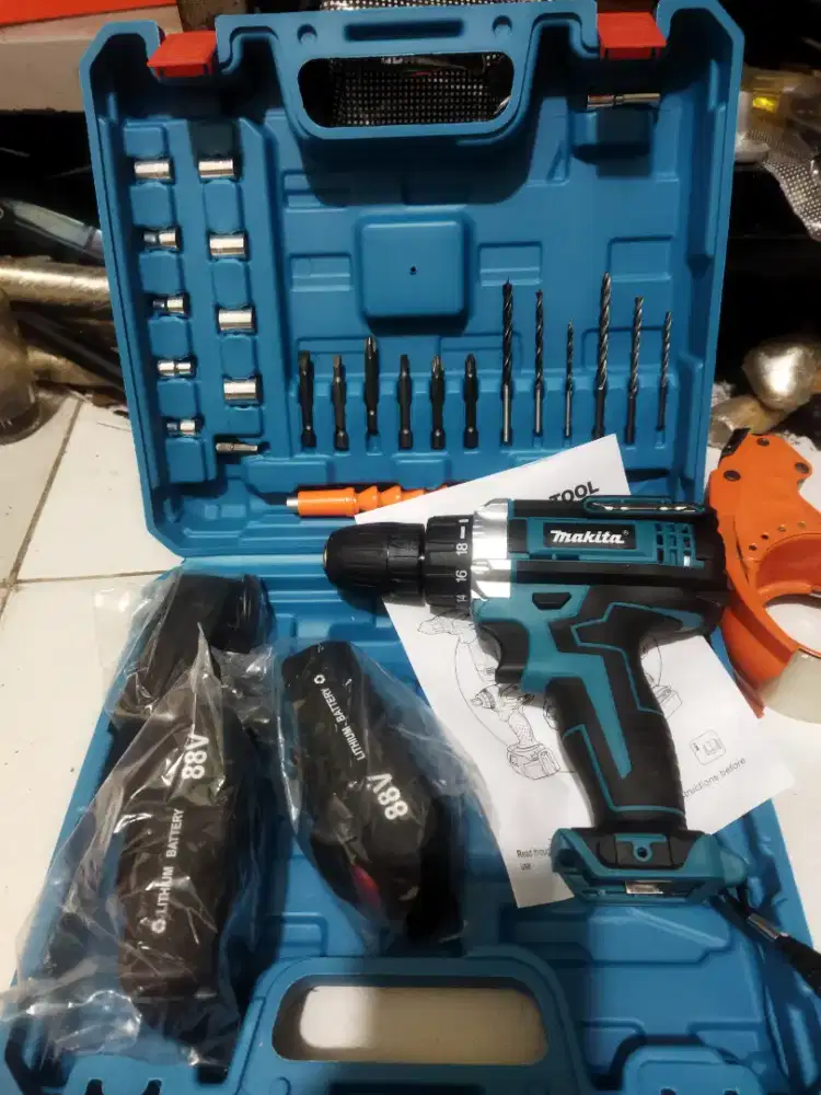 Bor makita 2 baterai