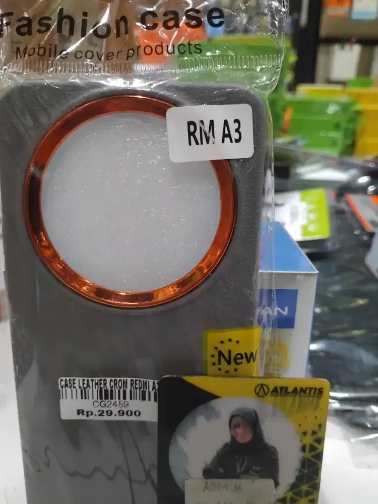 CASE LEATHER CROM REDMI A3 | ATLANTIS DAHSYAT