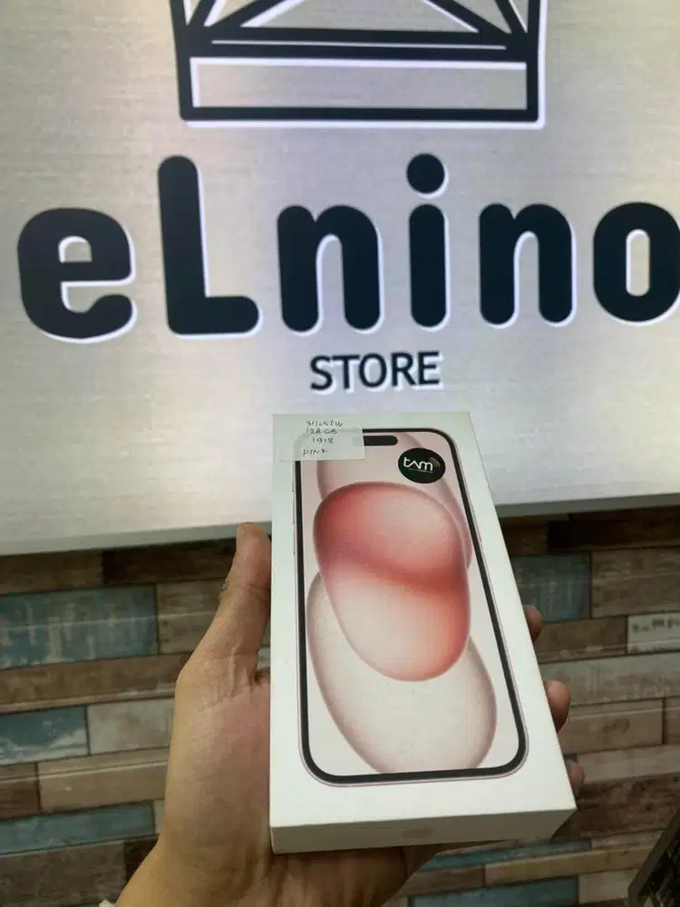 iphone 15 128gb new pink garansi tam