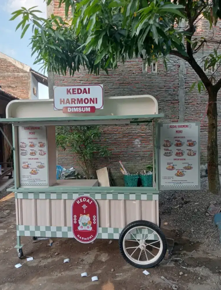 Both gerobak Trima pesanan