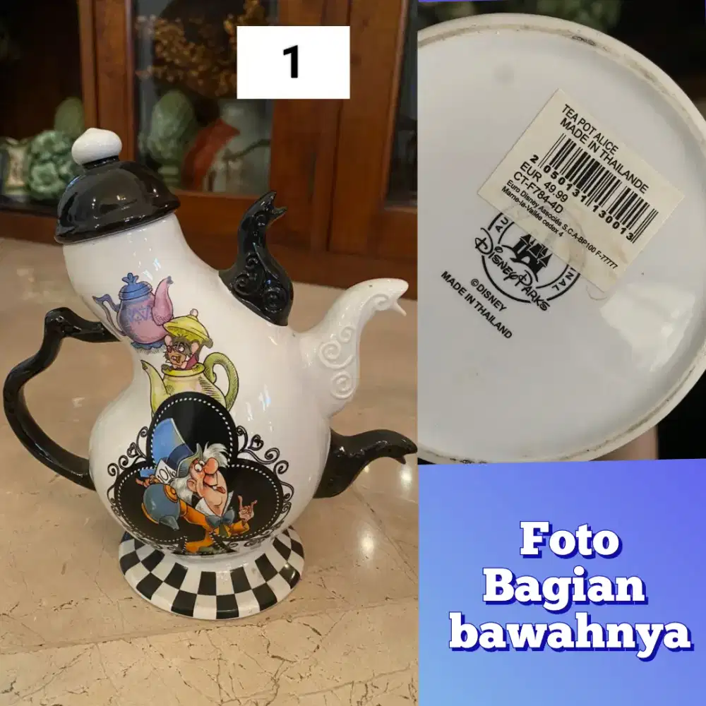 Dijual koleksi Tea pot, Dinner Set, piring Antik Dari Inggris