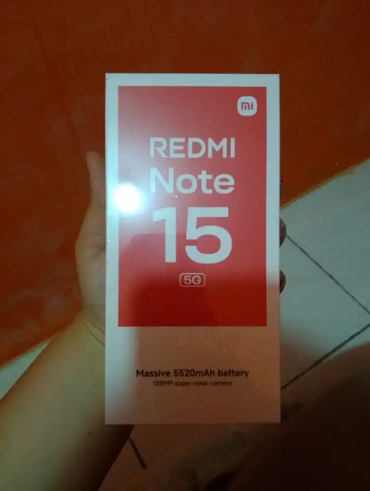 REDMI NOTE 15 5G 6/128GB NEW MURAH