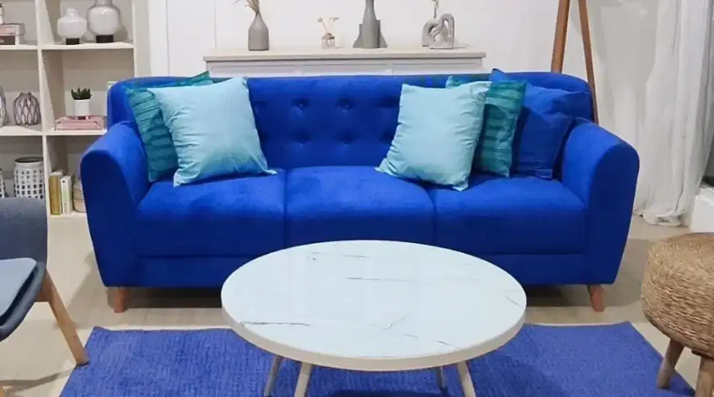 Jual sofa 3 sitter masih bagus dan mulus
