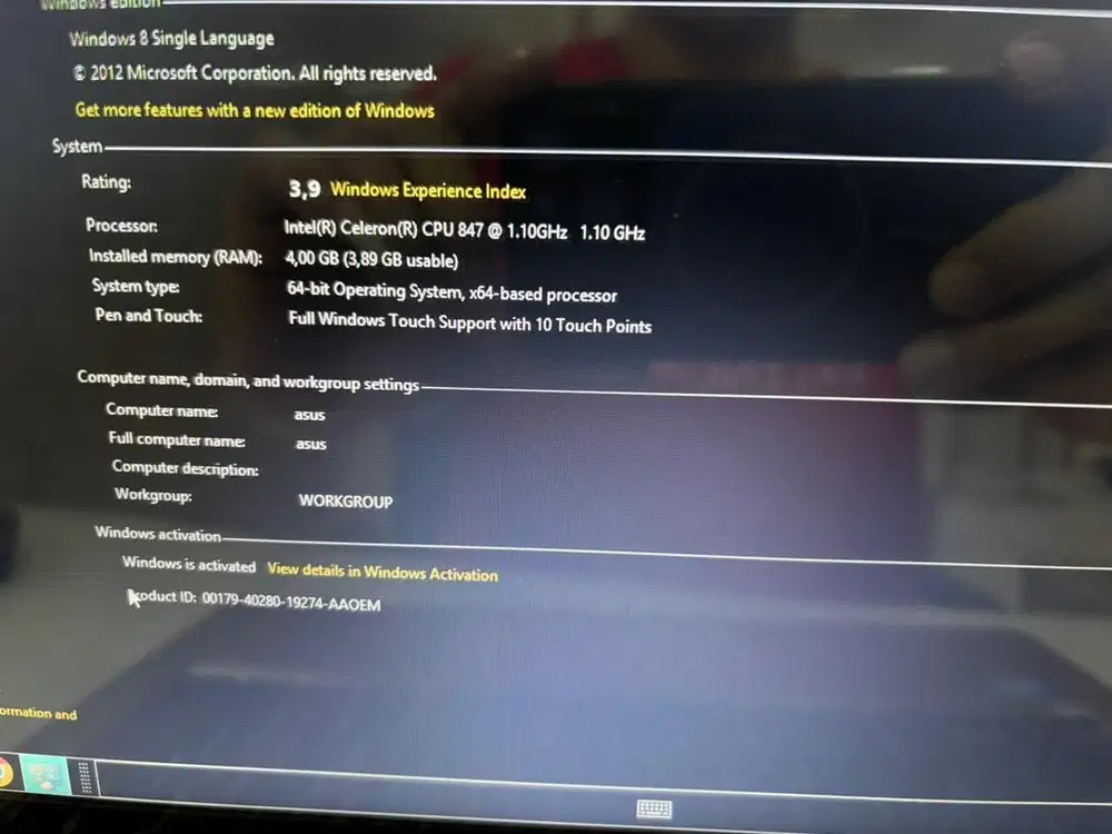 Laptop notebook Asus