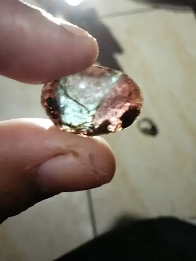 Batu akik watermelon tourmaline