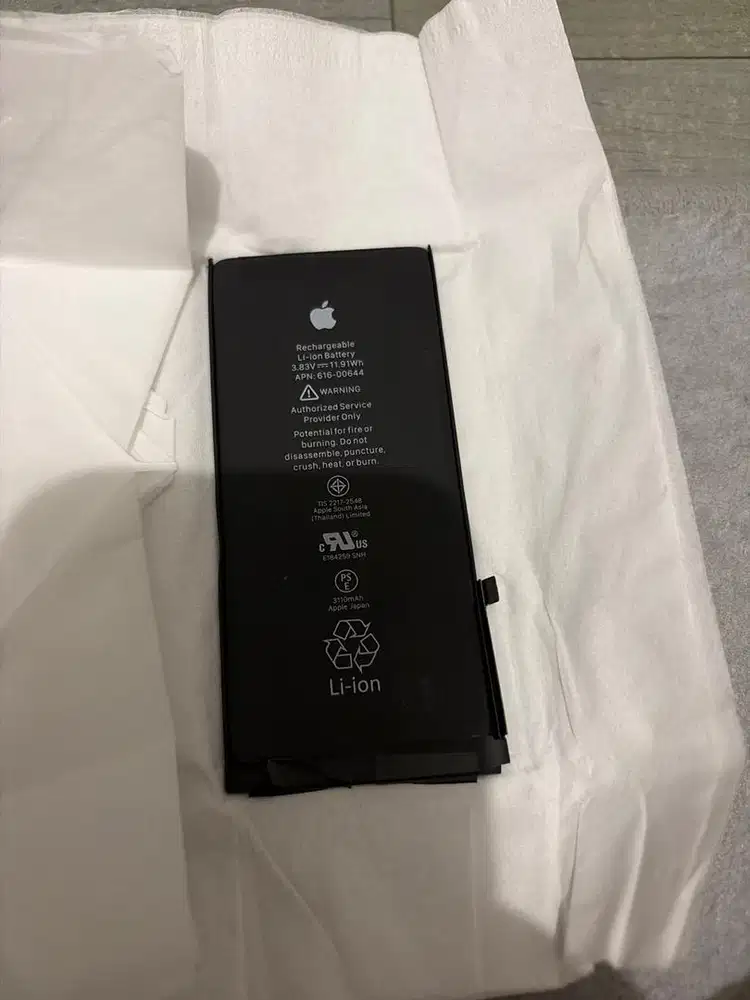 Battery copotan ori iphone XR