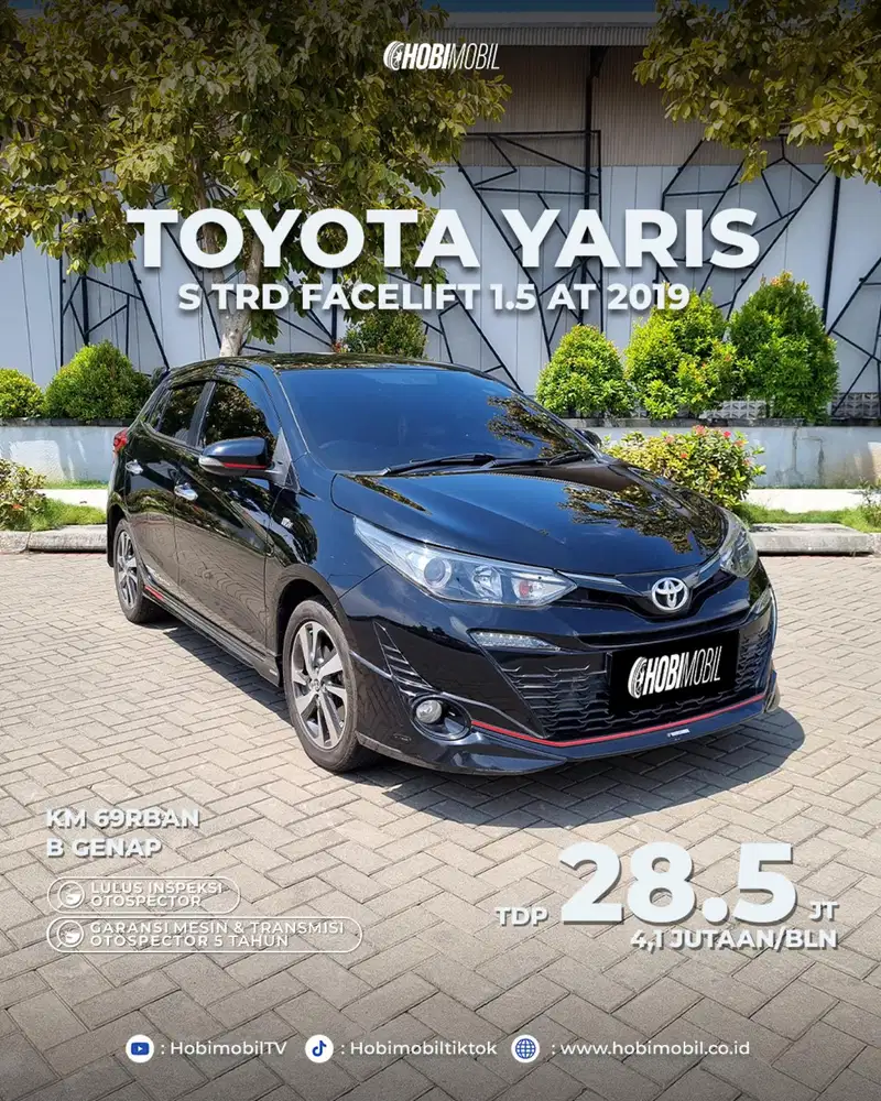 Yaris S Trd Facelift 1.5 AT Thn 2019