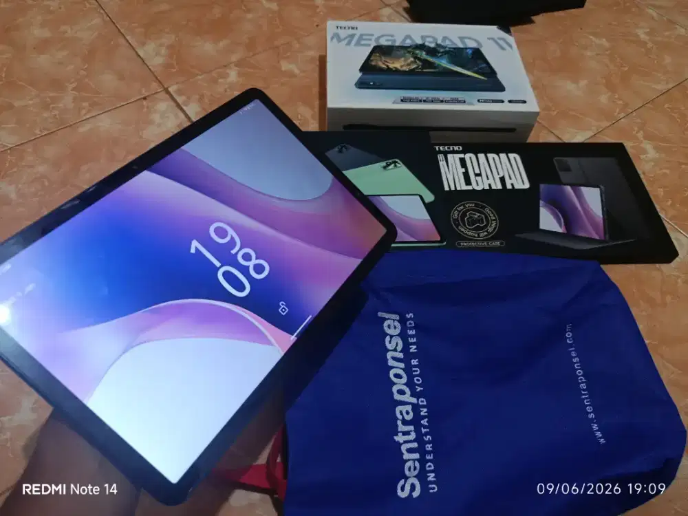 Fullset like new techno MEGAPAD 11 RAM 8+8/128