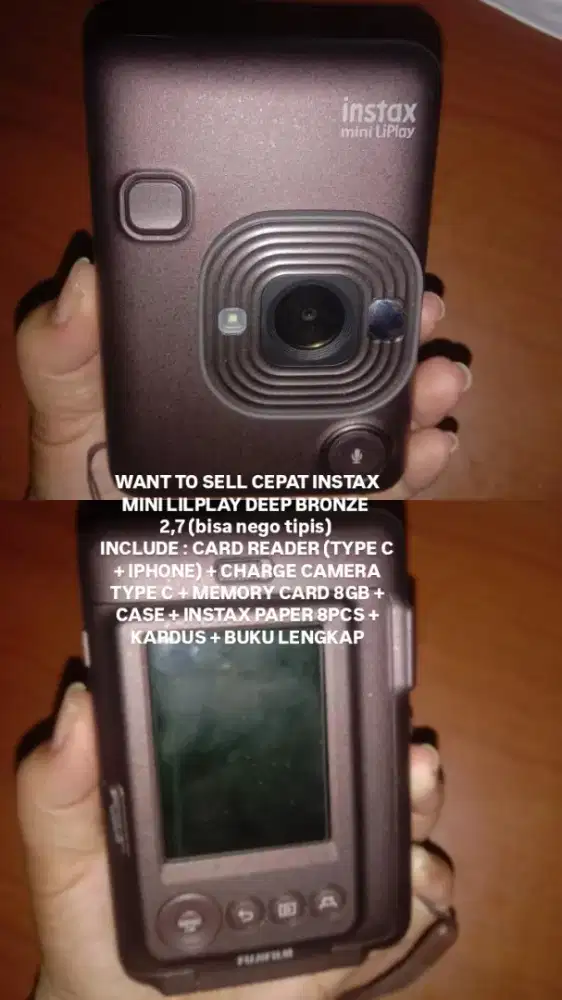 INSTAX MINI LILPLAY DEEP BRONZE