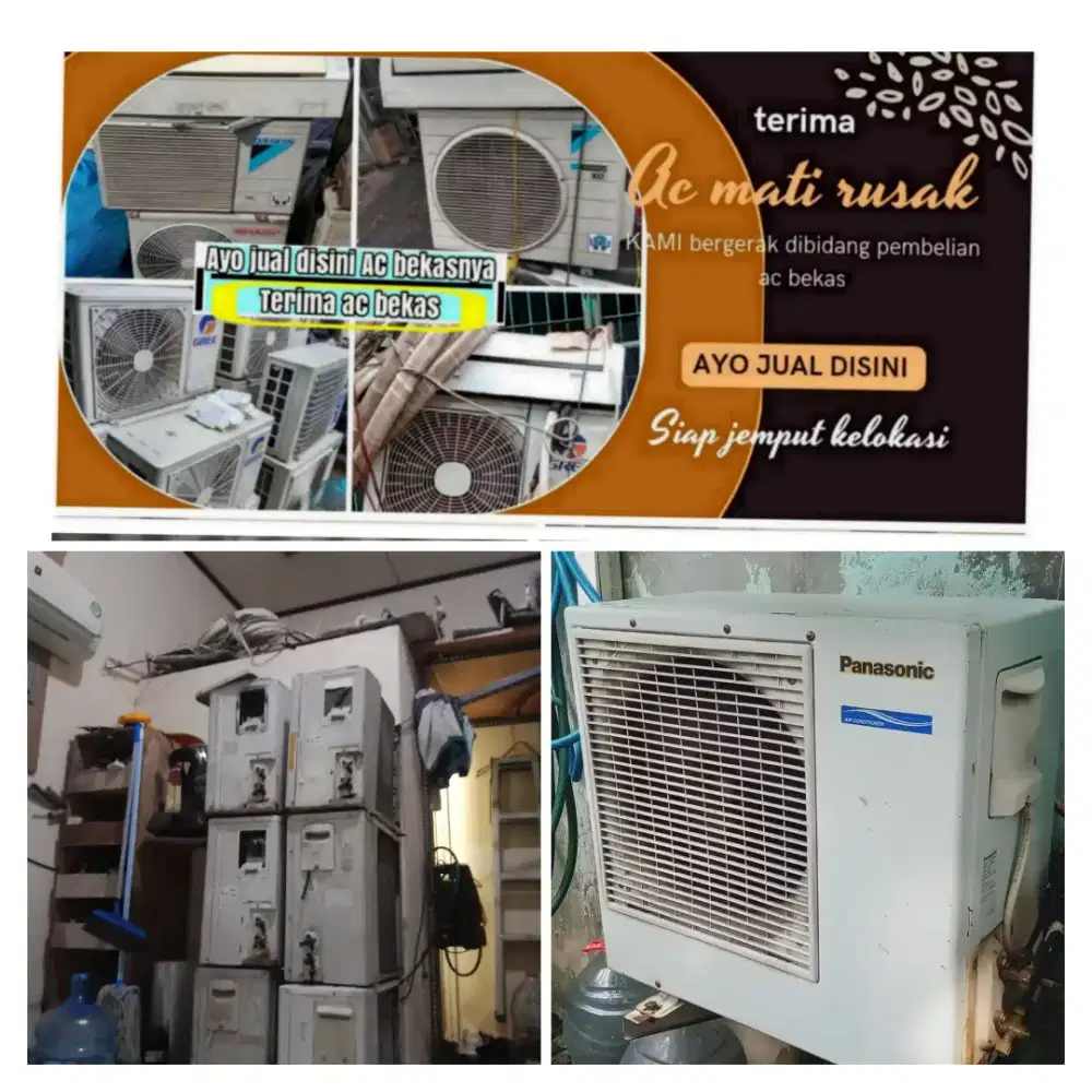 Terima ac bekas rusak