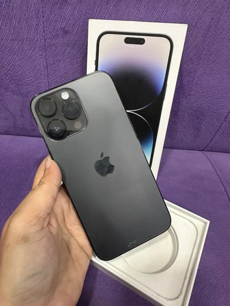 Second IPhone 14Pro Max 128GB Purple Ex Garansi Resmi Mulusss