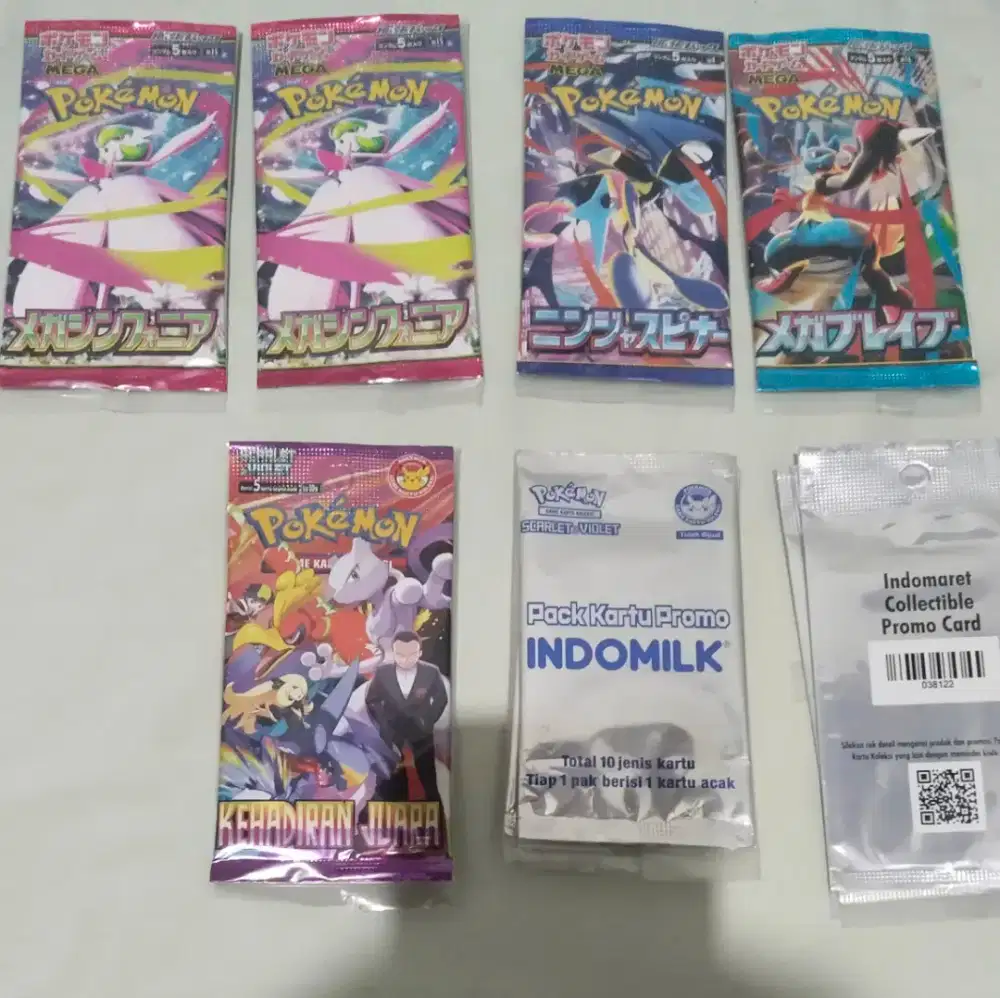 Booster pack pokemon INDO Dan Japan