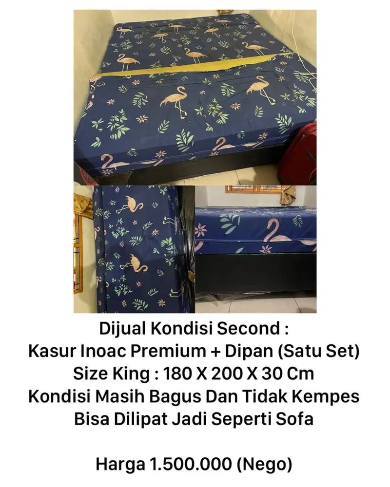 Kasur Inoac Super 180 x 200 x 30 + Dipan