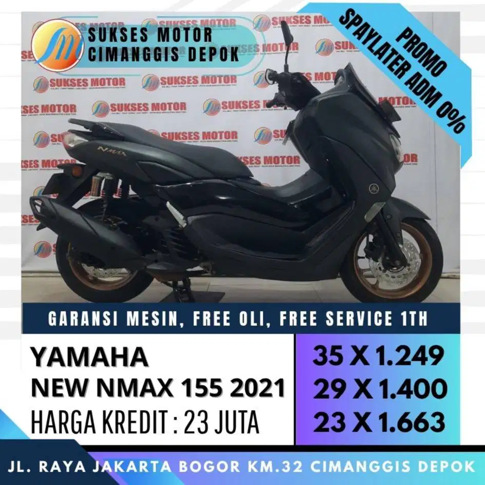 DP 600 NMAX 155 TH 2021 CASH KREDIT CC PAYLATER [SUKSES MOTOR]