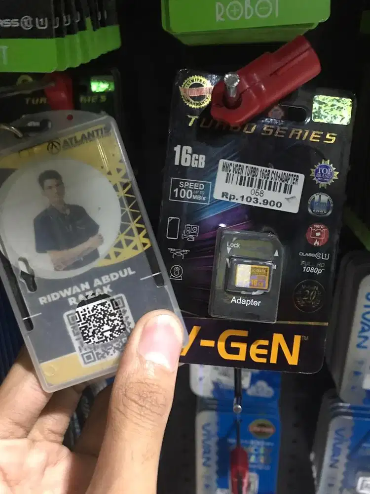 MMC VGEN TURBO 16GB C10+ ADAPTER | ATLANTIS DAHSYAT