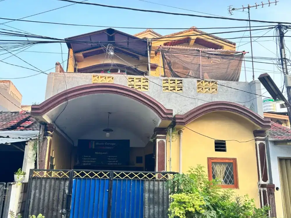 DIJUAL RUMAH DG JALAN DEPAN LEBAR DI HARAPAN BARU 1 BEKASI