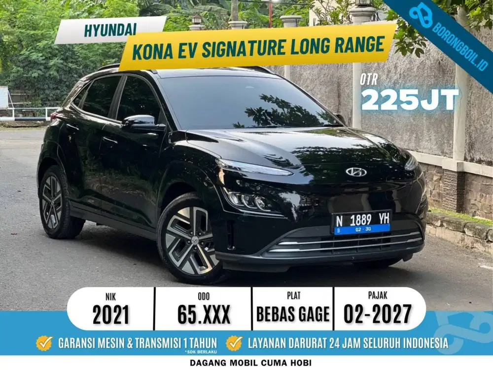 Hyundai Kona EV Signature Long Range 2021 Hitam