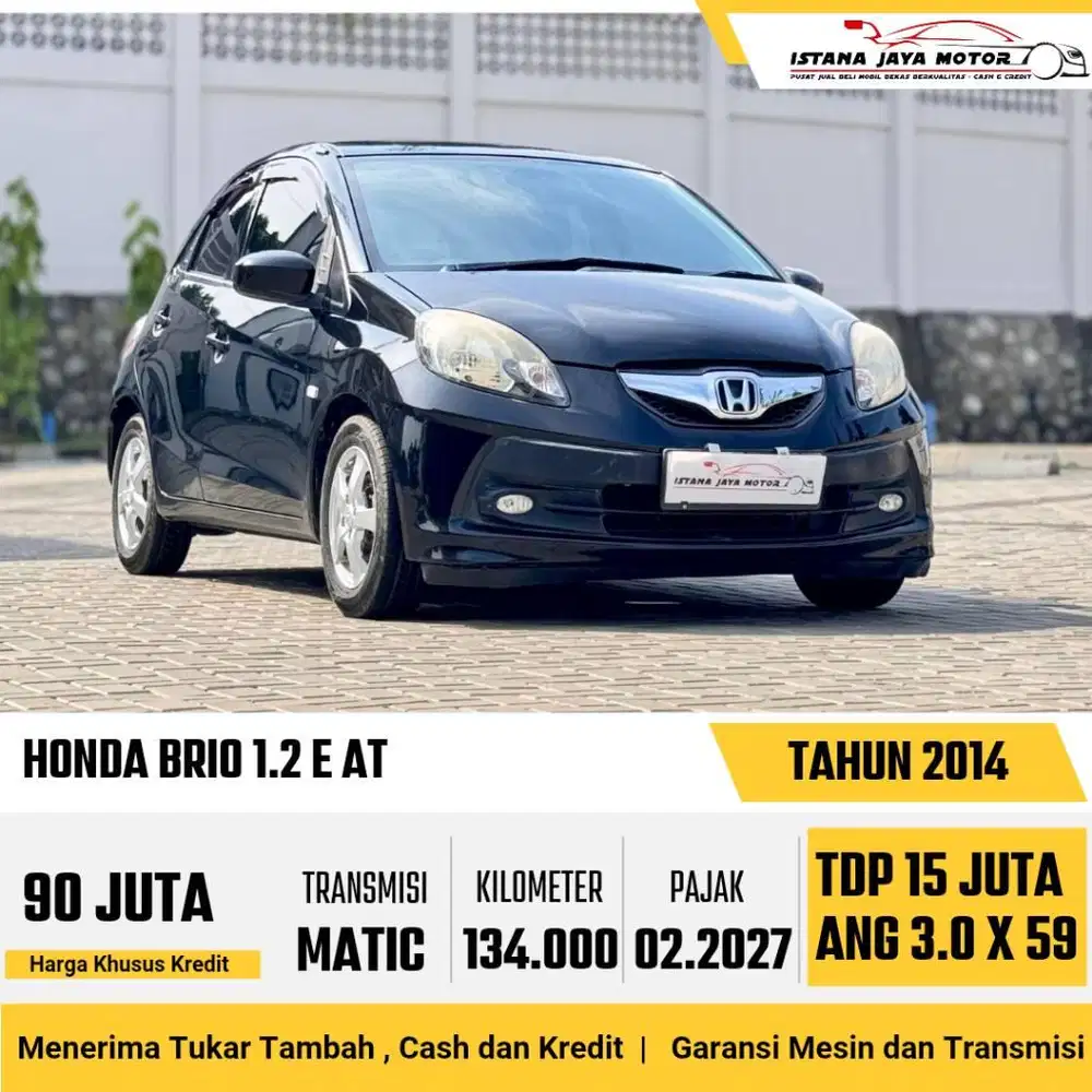 KONDISI TERAWAT !! Honda Brio 1.2 E Automatic 2014