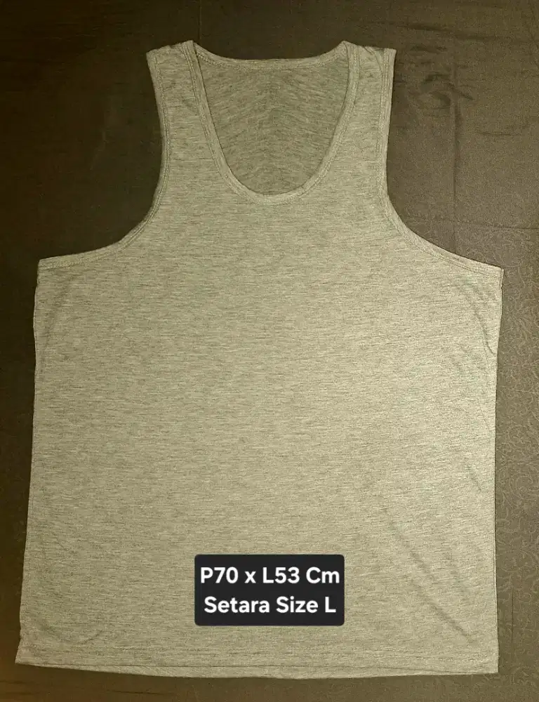 KAOS SINGLET ABU MISTY