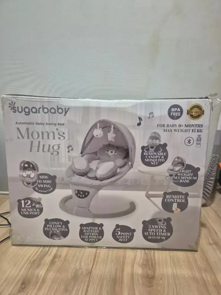 Sugar Baby Swing Bed Moms Hug