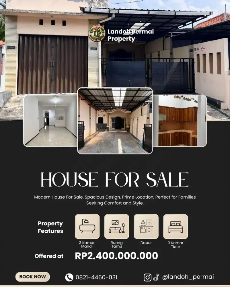 FOR SALE - RUMAH HUNIAN IMPIAN - AREA LAMPER - SEMARANG - JAWA TENGAH
