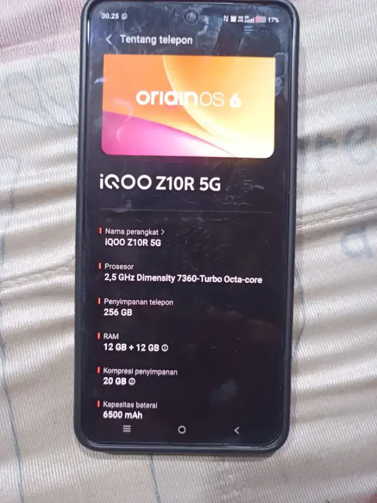 IQOO Z10R 5G fullset