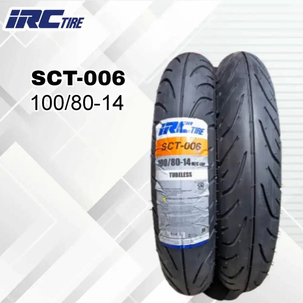 BAN BARU 100/80 R14 IRC GT RADIAL