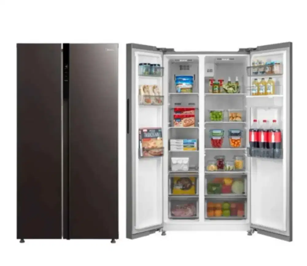 Kulkas 2 pintu Midea side by side