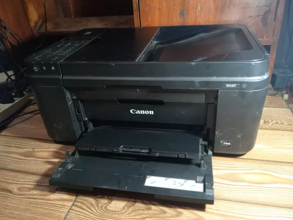 ​Printer Canon PIXMA MX497 All-in-One Wi-Fi Print Scan Copy Fax Mulus