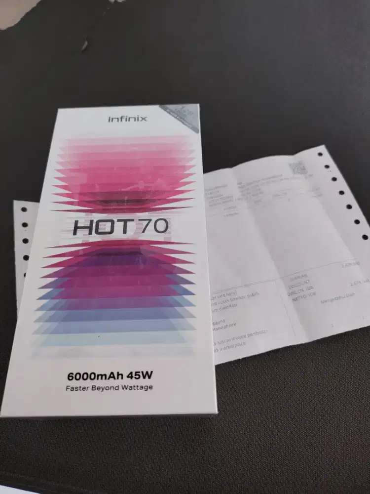 Infinix Hot 70 baru segel pabrik